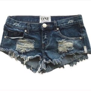 One Teaspoon “trash whore” shorts